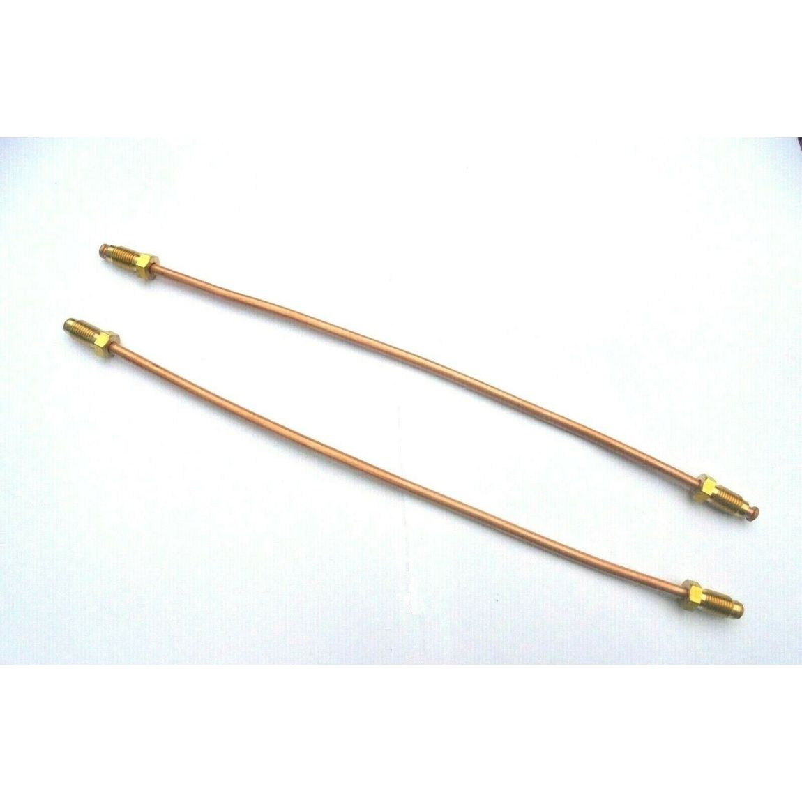 FRONT BRAKE COPPER BRIDGE LINK PIPES x2 (Triumph Mayflower) (** From Late 1951- 53 **)