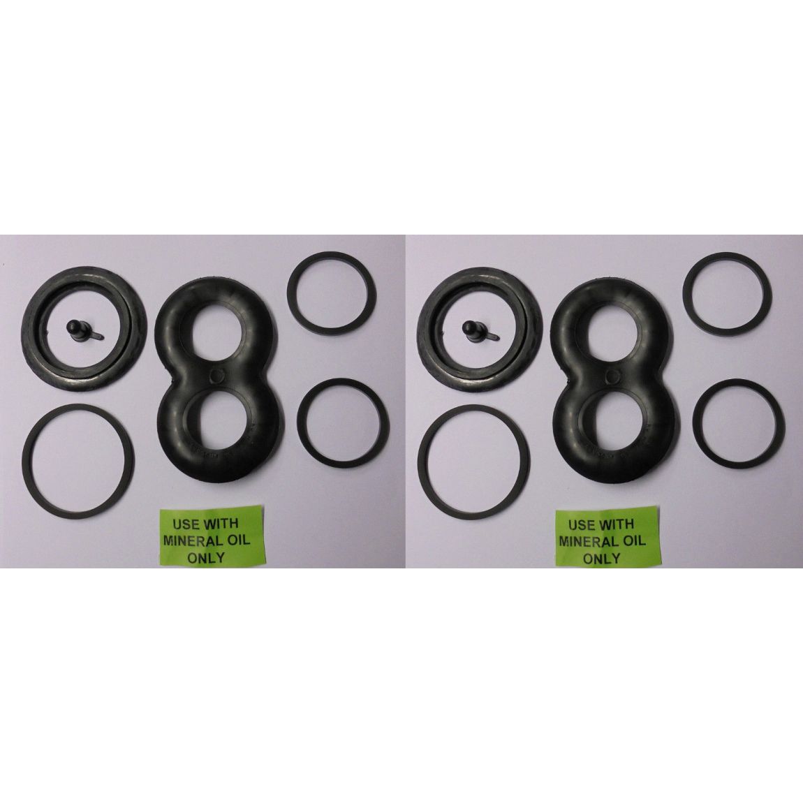 REAR BRAKE CALIPER REPAIR SEALS KITS x2 (Maserati Bora) (117) (1972- 78) 
