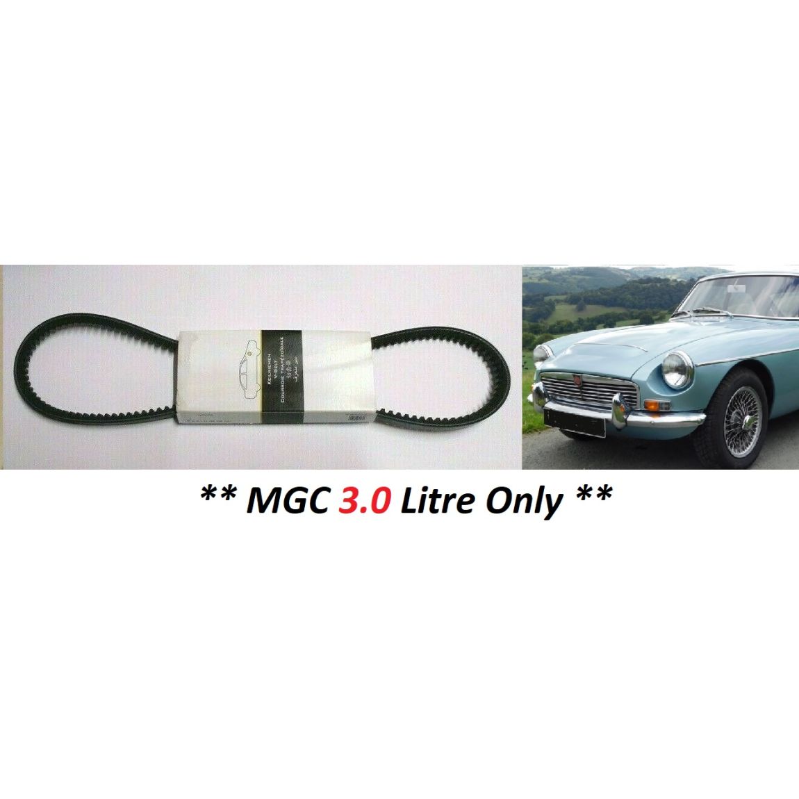 FAN BELT (MGC) (3.0 Litre) (1967- 69) 
