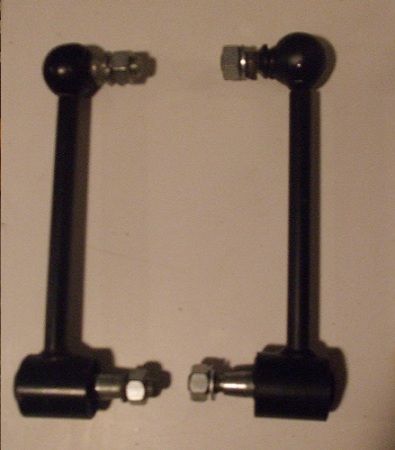 REAR DAMPER DROP  LINKS x2 (MG TD & TF) (1950- 55)