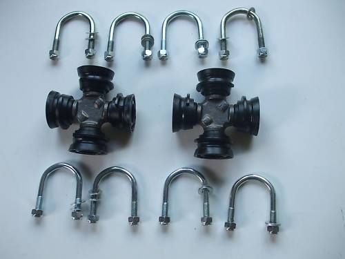 ** RUBBER DRIVE COUPLINGS x2 (Austin Morris 1100 1300) (1963- 74)