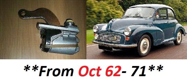 REAR BRAKE WHEEL CYLINDER x1 (Morris Minor) (From 1962- 71) 