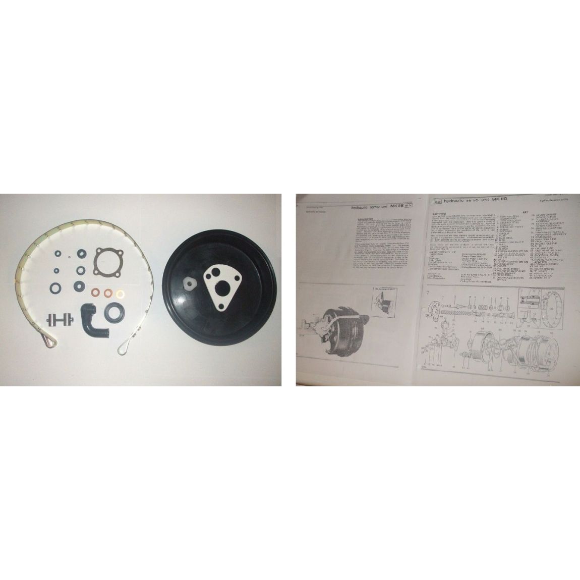 BRAKE SERVO REPAIR SEALS KIT (Austin Healey)  (From 1964- 68) 