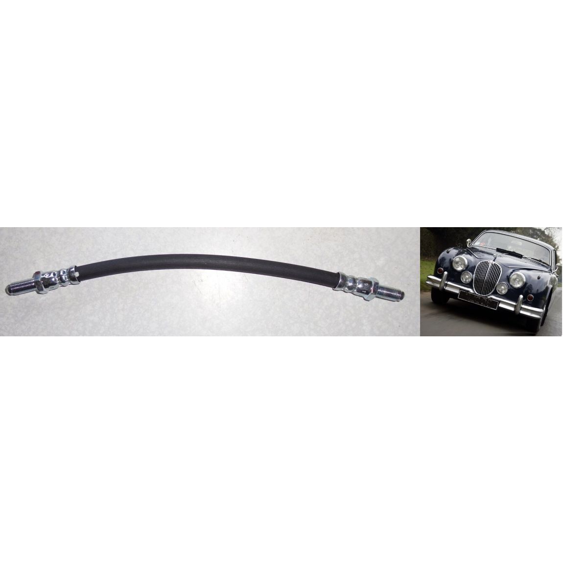 CLUTCH HOSE PIPE x1 (Jaguar Mk1, Mk2 & S Type) (1955- 69)