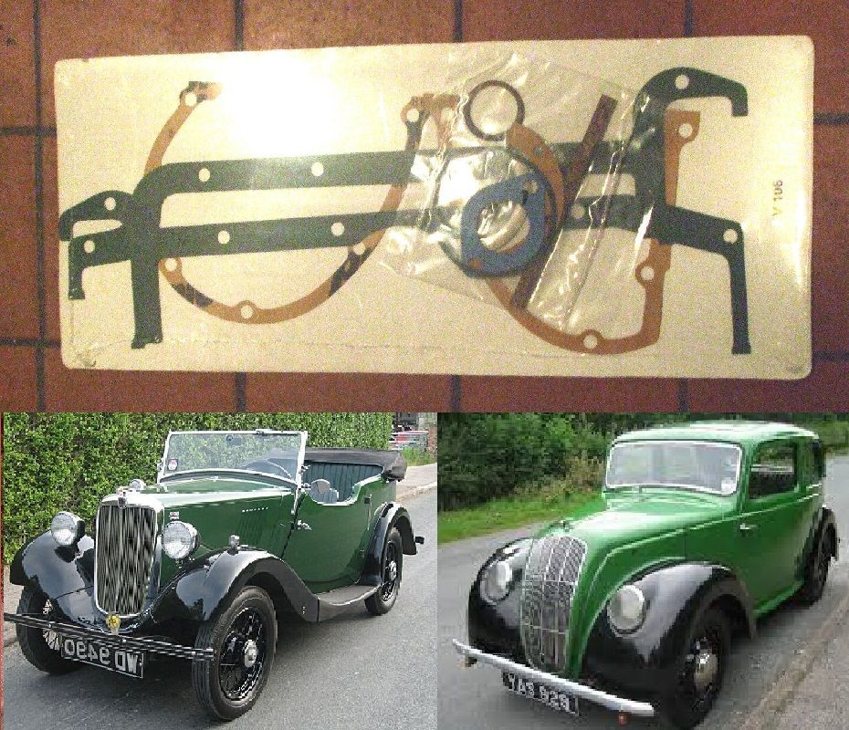 SUMP GASKET ENGINE SET (Morris 8) (Ser. 1,2 & E) (1935- 48)  