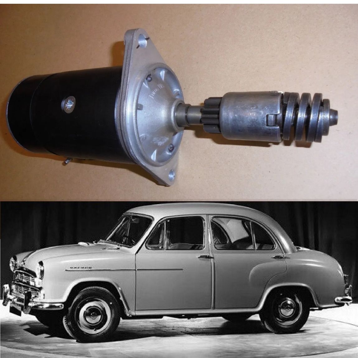 STARTER MOTOR (Morris Oxford) (Ser.23456) (From 1954- 71) 