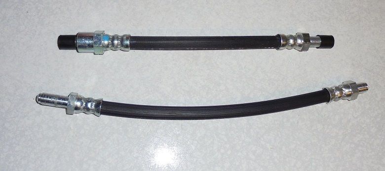 REAR BRAKE HOSES x2 (Rover P6) (2000, 2200 & 3500) (1966- 77) 