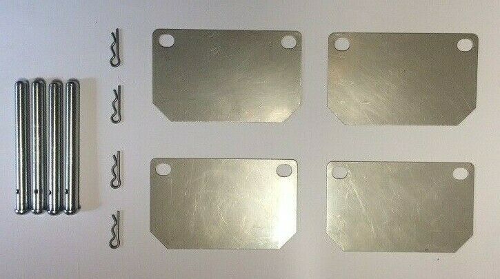 FRONT BRAKE PAD FITTING KIT - PINS & SHIMS (FORD Zephyr & Zodiac Mk4 MkIV) (1966- 72) 