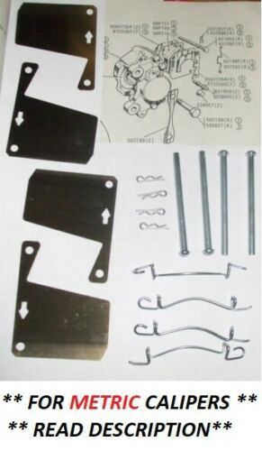 FRONT BRAKE PAD FITTING KIT - PINS & SHIMS (Ford Capri Mk1, Mk2 & Mk3) (Oct 1970- 87)
