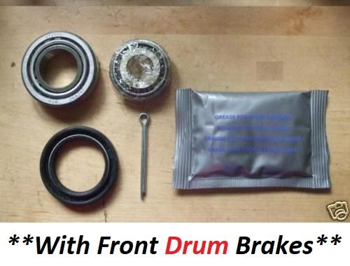 FRONT WHEEL HUB BEARING KIT x1 (Ford Cortina Mk1) (**Front Drums**) (1962- 64) 