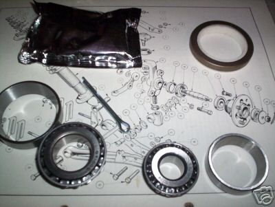 FRONT WHEEL HUB BEARING KIT x1 (Triumph TR2 TR3 TR4) (1953- 65)