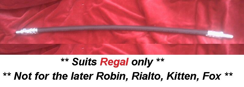 FRONT BRAKE HOSE PIPE x1 (Reliant Regal) (**1953- 73 Only**) 