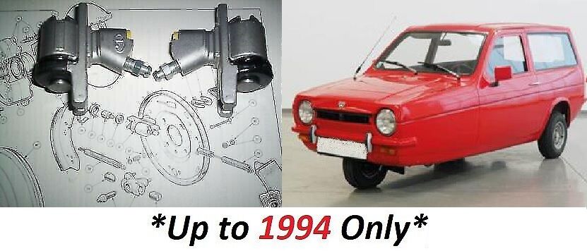 REAR BRAKE WHEEL CYLINDERS x2 (Reliant Rebel, Regal, Robin & Rialto) (Girling Brakes) (1962- 94 Only)  