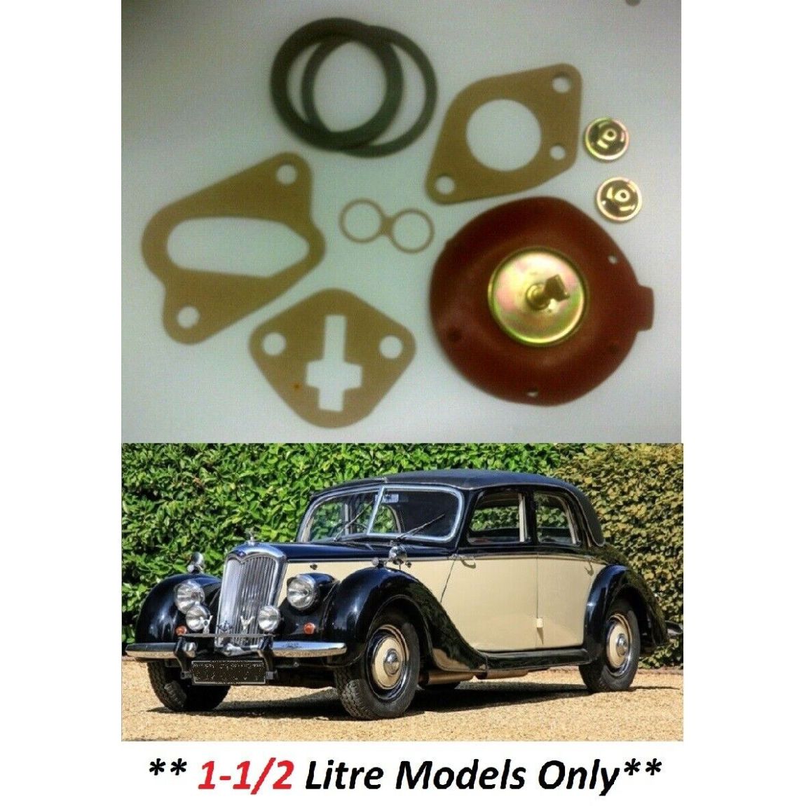 FUEL PUMP DIAPHRAGM REPAIR KIT (Riley RMA & RME) (1-1/2 Litre) (1945- 55) 
