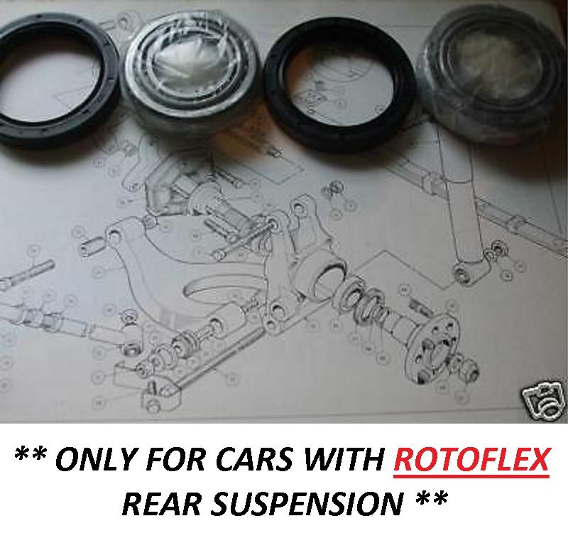 REAR WHEEL HUB BEARING KIT (**Rotoflex *) x1 (Triumph GT6) 