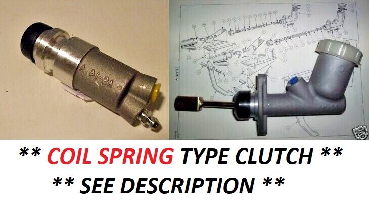 CLUTCH MASTER CYLINDER & SLAVE CYLINDER (Triumph Herald) (Coil Spring Type) (1959- 65) 