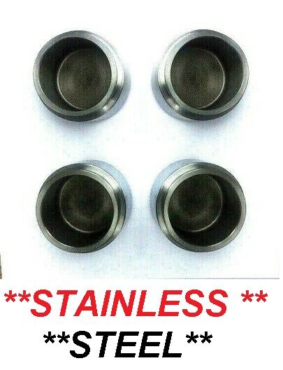 FRONT BRAKE CALIPER PISTONS x4 (** STAINLESS STEEL **)  (Jaguar XJS) (1975- 91)