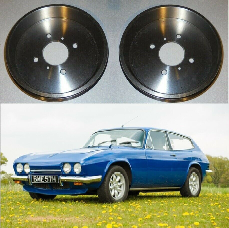*** BRAKE DRUMS REAR x2 (Reliant Scimitar) (SE5, SE5a, SE6) (** 1968- Jun 76 Only **) 