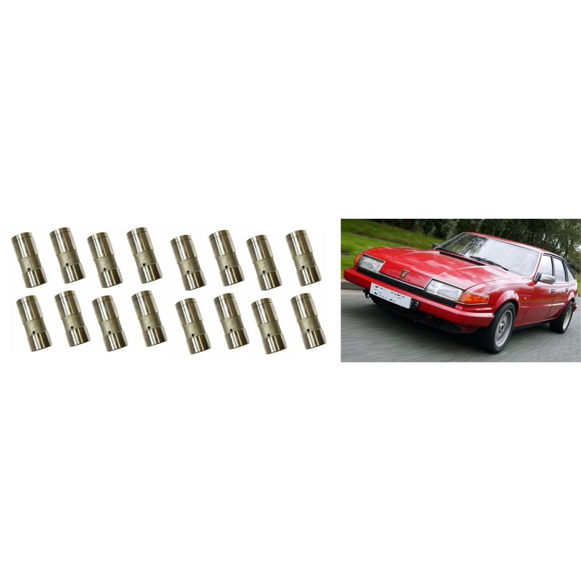 CAM FOLLOWERS BUCKETS SET x16 (Rover SD1 3500cc) (3.5 Litre, V8) (1977- 86) 
