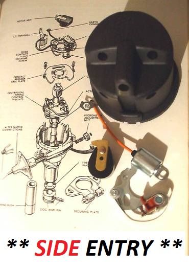 DISTRIBUTOR CAP POINTS ROTOR ARM CONDENSER (Austin A60 Cambridge) (1961- 66 Only)  