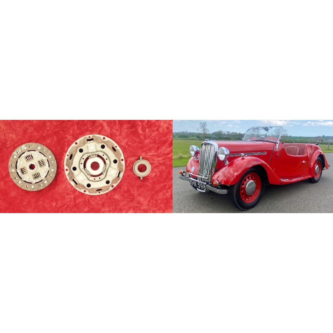 CLUTCH KIT (Singer 9 & 10) (Saloon & Roadster) (1939- 51)  