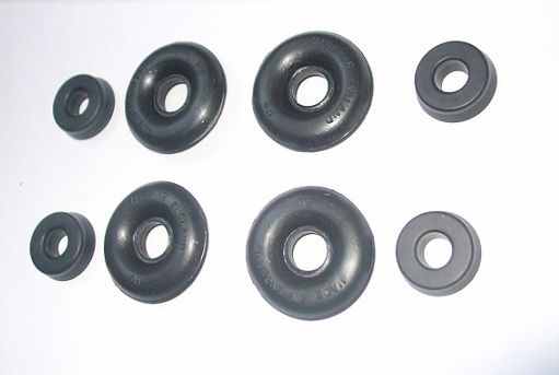 REAR BRAKE WHEEL CYLINDER REPAIR SEALS KITS x2 (Ford Consul Corsair 1500) (GT Only) (1963- 65)  