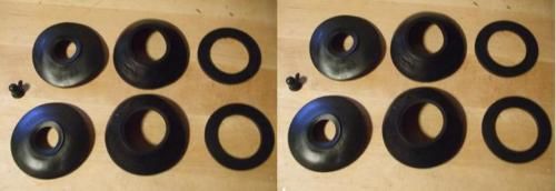 FRONT BRAKE CALIPER REPAIR SEALS KITS x2 (Jaguar E Type Ser.I) (3.8 & 4.2)