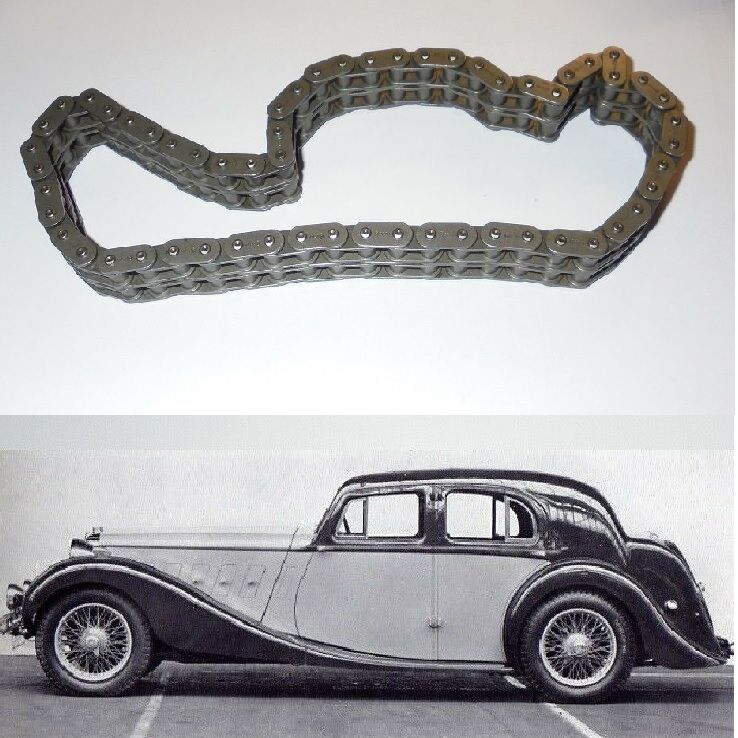 TIMING CHAIN (MG VA Saloon 1-1/2 Litre) (MG SA Saloon 2-1/2 Litre) (MG WA Saloon 2.6 Litre) (1937- 40) 