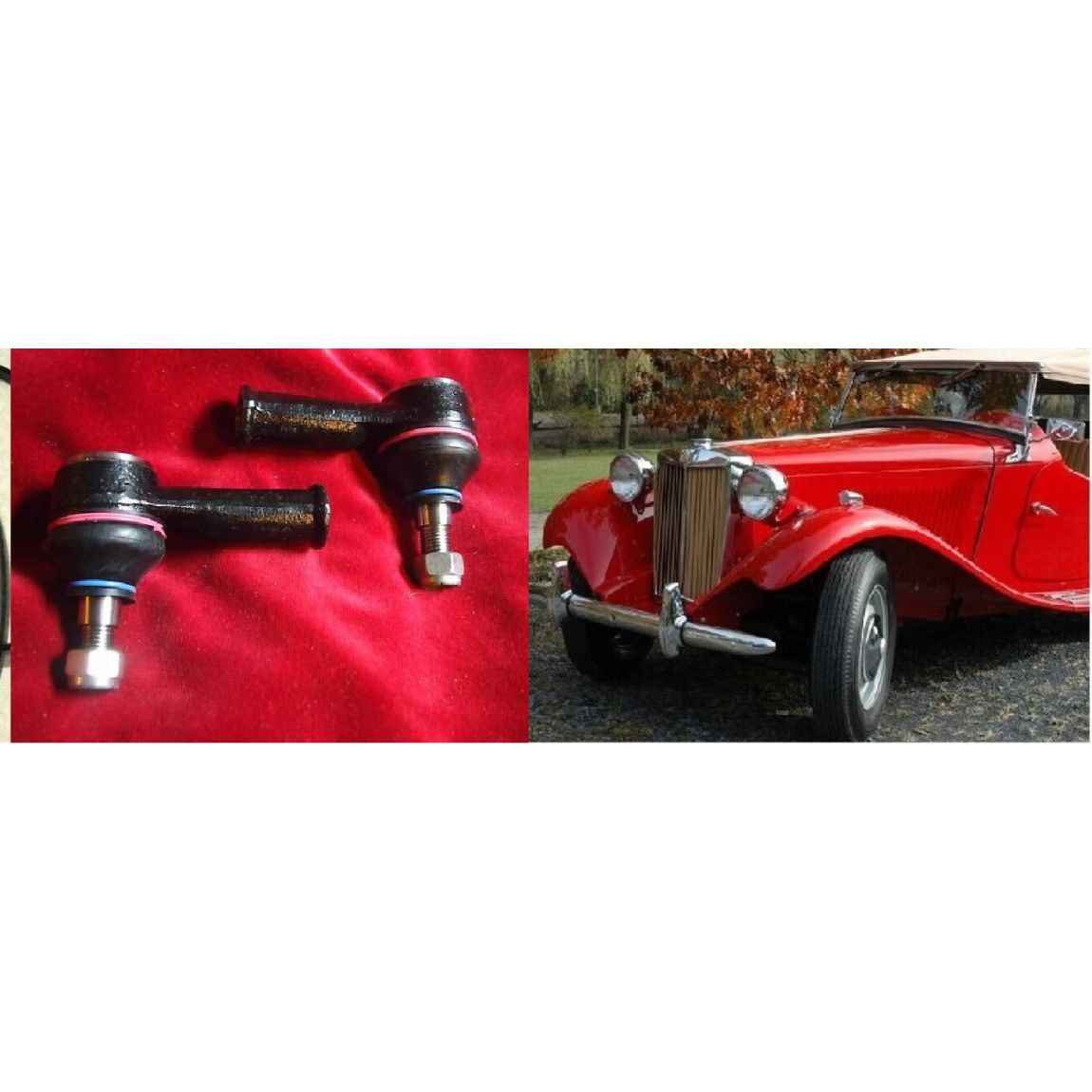 TRACK ROD ENDS x2 (MG TD & TF) (1950- 55) 