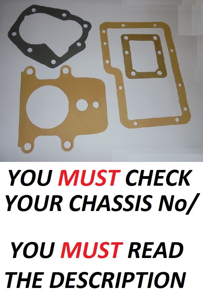 GEARBOX GASKET SET (Triumph Toledo) (**1300 Only**) (Check Chassis No/) (**1970- 75 Only**)  