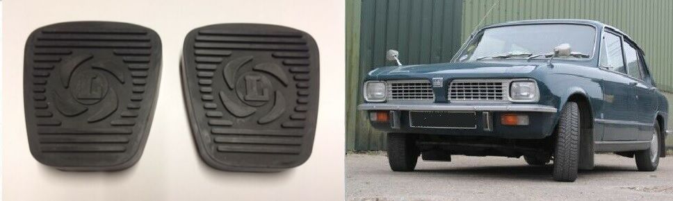 PEDAL RUBBERS x2 (Triumph Toledo) (1970- 76)
