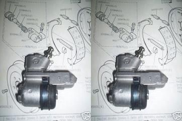REAR BRAKE WHEEL CYLINDERS x2 (Austin Healey) (Mar 55- 59 Only)