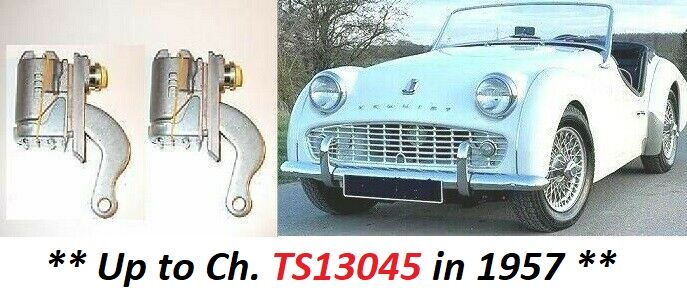 REAR BRAKE WHEEL CYLINDERS x2 (Triumph TR2 & TR3) (**See Ch. No/**) (1953- 57 Only)  