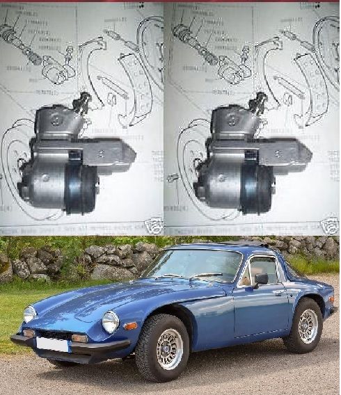 REAR BRAKE WHEEL CYLINDERS x2 (TVR 1600M, 2500M, 3000M & Turbo) (1972- 79) 