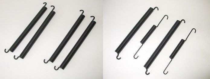 FRONT & REAR BRAKE SHOE SPRINGS x8 (Morris J Type & JB Van) (1949- 61)