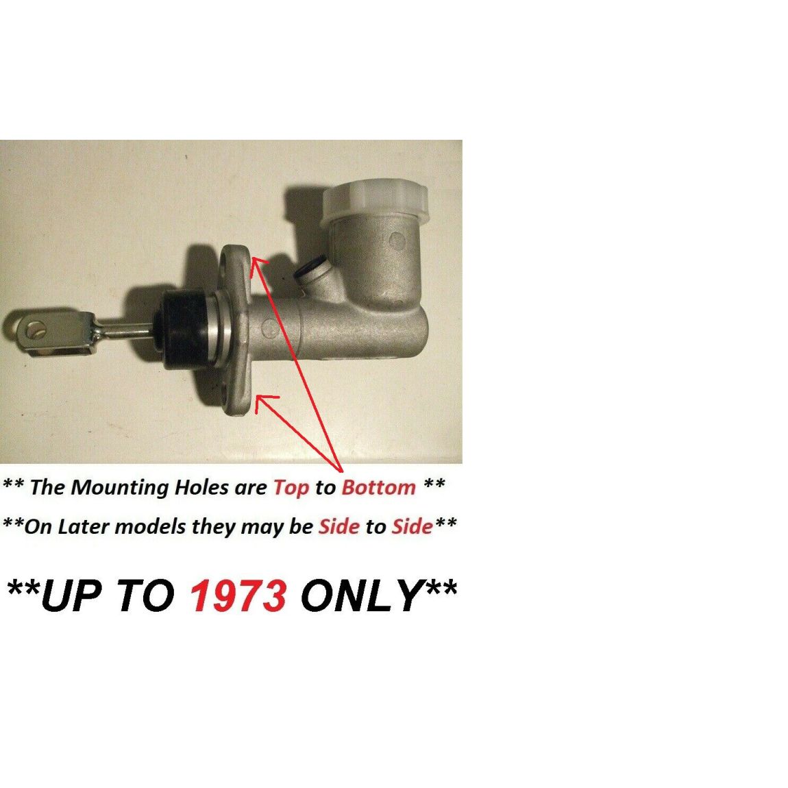 BRAKE MASTER CYLINDER x1 (Reliant Regal) (**1953- 73 Only**)  