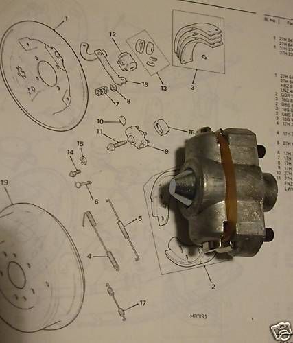 BRAKE ADJUSTER REAR x1 (Vauxhall Cresta) (PA & PB) (1957- 66)