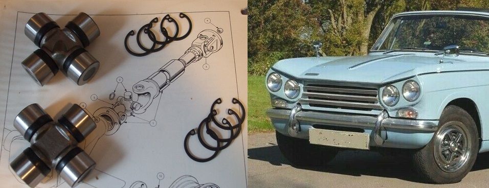 UNIVERSAL JOINTS x2 (Triumph Herald & Vitesse) (1959- 71) 