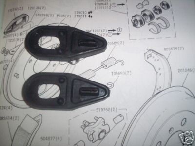 REAR BRAKE WHEEL CYLINDER GAITERS x2  (Ford 100e, Prefect & Popular) 