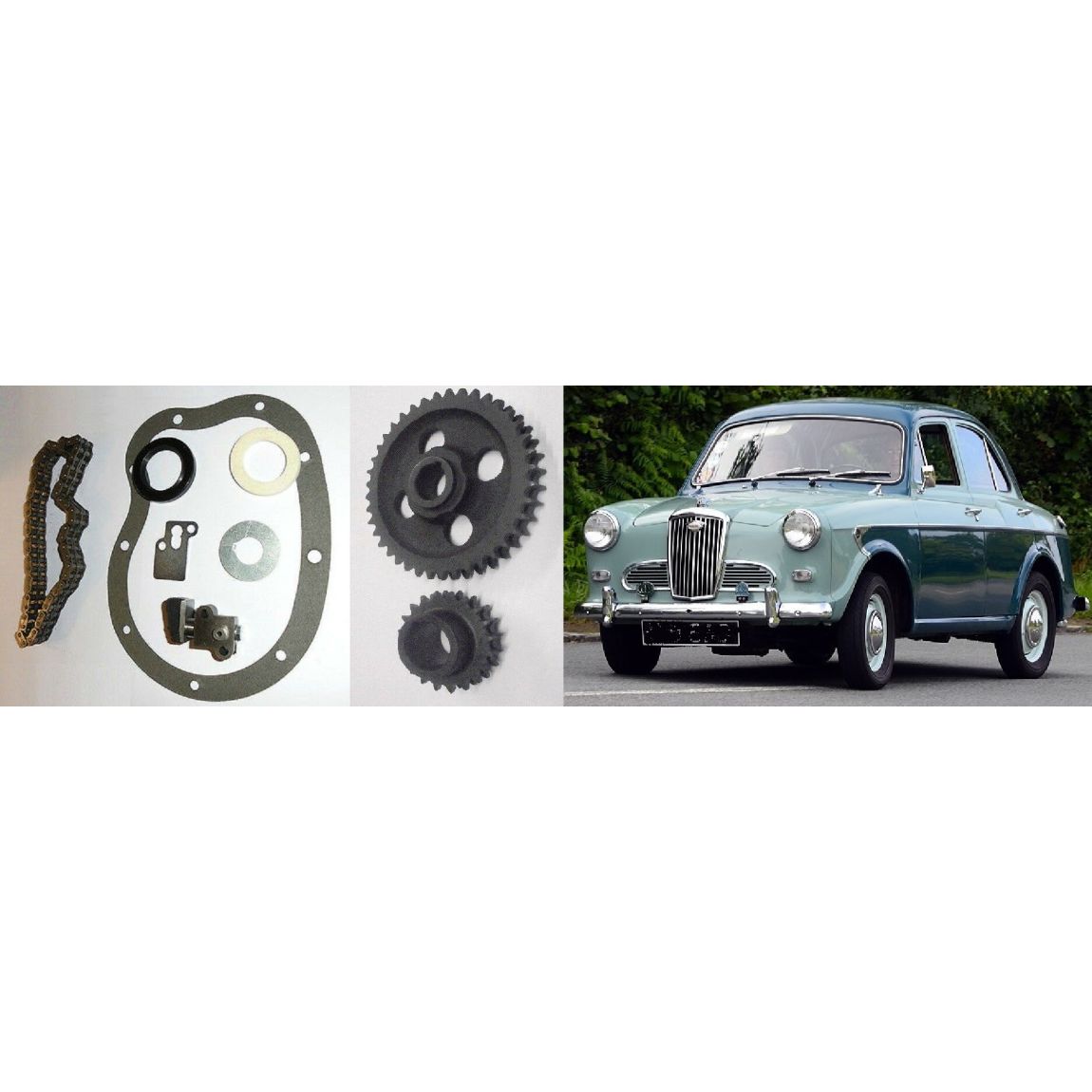 TIMING CHAIN KIT & SPROCKETS (Wolseley 1500 & Riley 1.5) (1489cc) (1958- 65) 