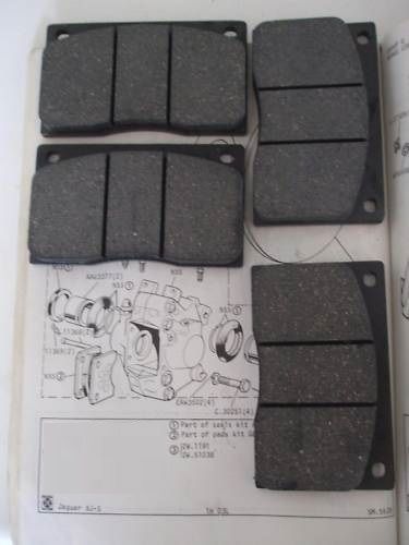 FRONT BRAKE PADS SET (Jaguar XJS) (3.6, 4.0 & 5.3)  (1975- 92 Only) 