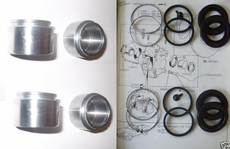 REAR BRAKE CALIPER PISTONS & SEALS (Jaguar XJS) (1975- 91) 
