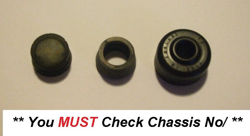 CLUTCH MASTER CYLINDER REPAIR SEALS KIT (Hillman Husky) (Ser. 3 {Late}) (** Check Ch. No/ **) (**From Oct 64-  66**)