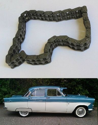 TIMING CHAIN (Ford Zephyr, Zodiac & Consul Mk2) (1703cc & 2553cc) (1956- 62)  