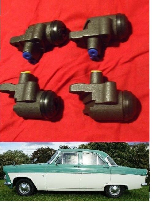 FRONT BRAKE WHEEL CYLINDERS x4 (Ford Consul, Zephyr & Zodiac Mk2) (1956- 60)