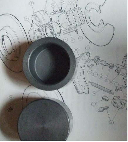 FRONT BRAKE CALIPER PISTONS x2 (AC Ace Aceca Greyhound & Defiant) (1958- 63)  