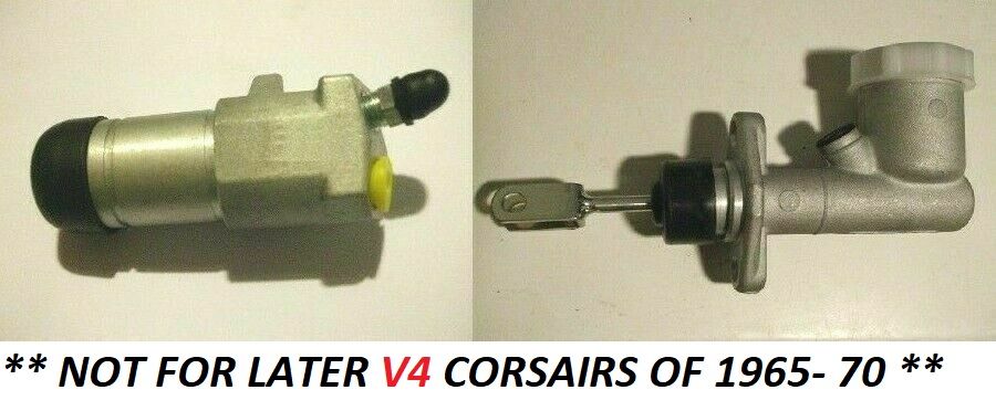 CLUTCH MASTER CYLINDER & SLAVE CYLINDER (Ford Consul Corsair 1500) (120e & GT) (1963- Sep 65)