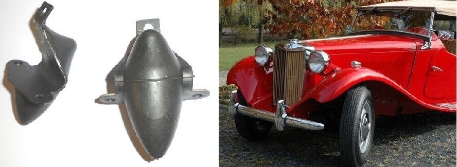 FRONT UPPER BUMP STOPS x2 (MG TD TF) (1950- 55)